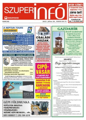 Karcagi Szuperinfó 2022.07.28.