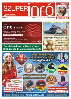 Karcagi Szuperinfó 2023.12.20.