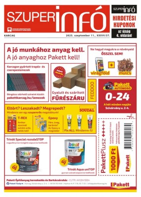 Karcagi Szuperinfó 2025.09.11.
