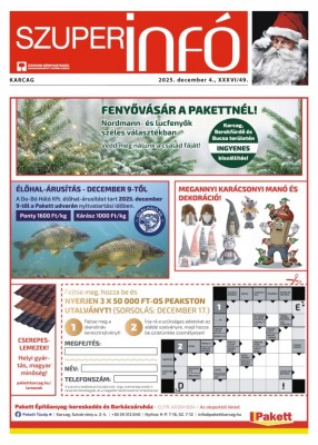 Karcagi Szuperinfó 2025.12.04.