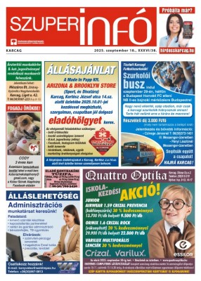 Karcagi Szuperinfó 2025.09.18.
