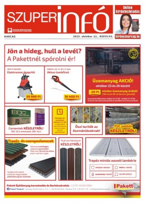 Karcagi Szuperinfó 2025.10.22.