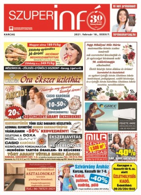 Karcagi Szuperinfó 2021.02.18.