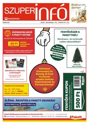 Karcagi Szuperinfó 2025.12.18.